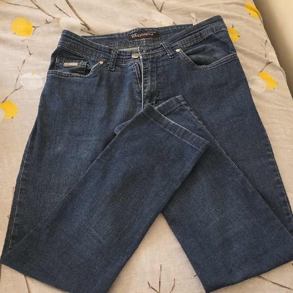 Dolce & Gabbana Other - Dolce & Gabbana Men's Blue Straight Jeans